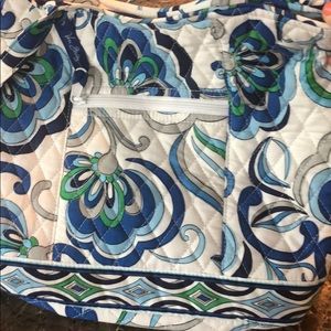 Blue white Vera Bradley purse